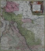 Seutter, Matthäus (*1678 Ausburg- 1757 ebd.) - Landkarte von den Herzogtum Kleve, Berg und Jülich, 