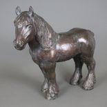 Gerz, Fred (*1944) - "Max", 2002, Bronze, braun patiniert, naturalistische Darstellung eines stehen