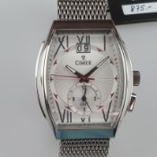 Armbanduhr CIMIER - Schweiz, Quarz-Uhrwerk: Ronda 4210.B, bombiertes Edelstahlgehäuse, Saphirglas e