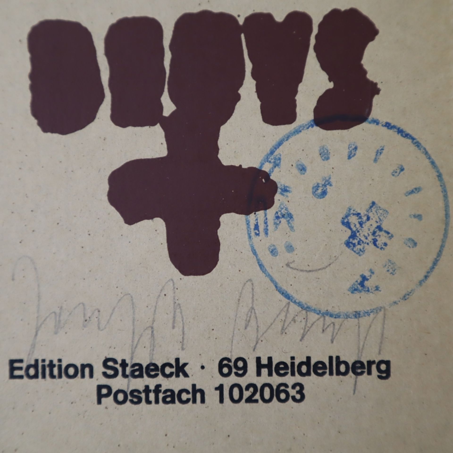 Beuys, Joseph (1921 Krefeld - 1986 Düsseldorf) - Pappschachtel mit 20 Postkarten, Edition Staeck, H - Bild 10 aus 10