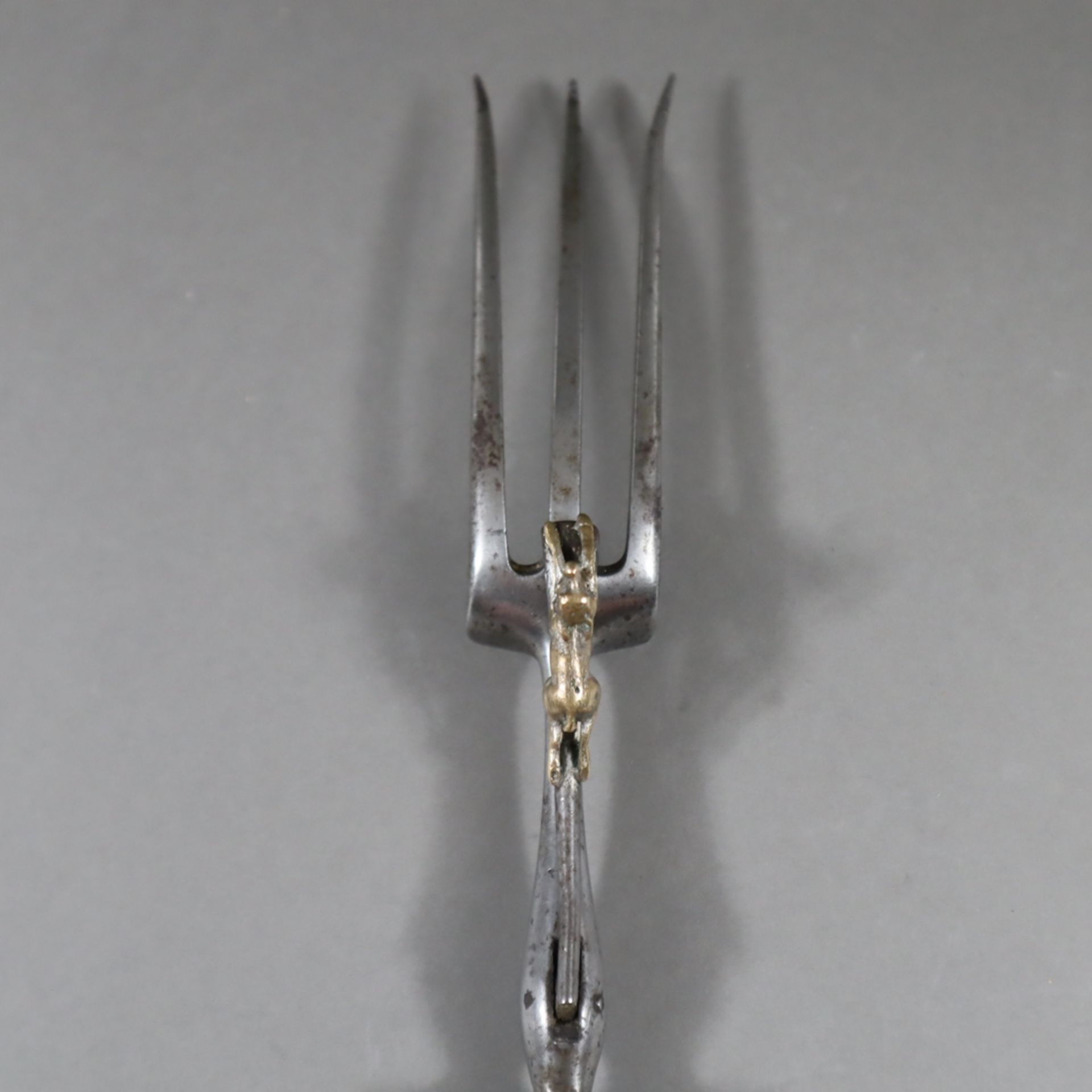 Konvolut Vorlegebesteck - 800er Silber/Metall, 2 Teile: 1x Geflügelkeulenhalter mit Schraubgewinde, - Image 4 of 6