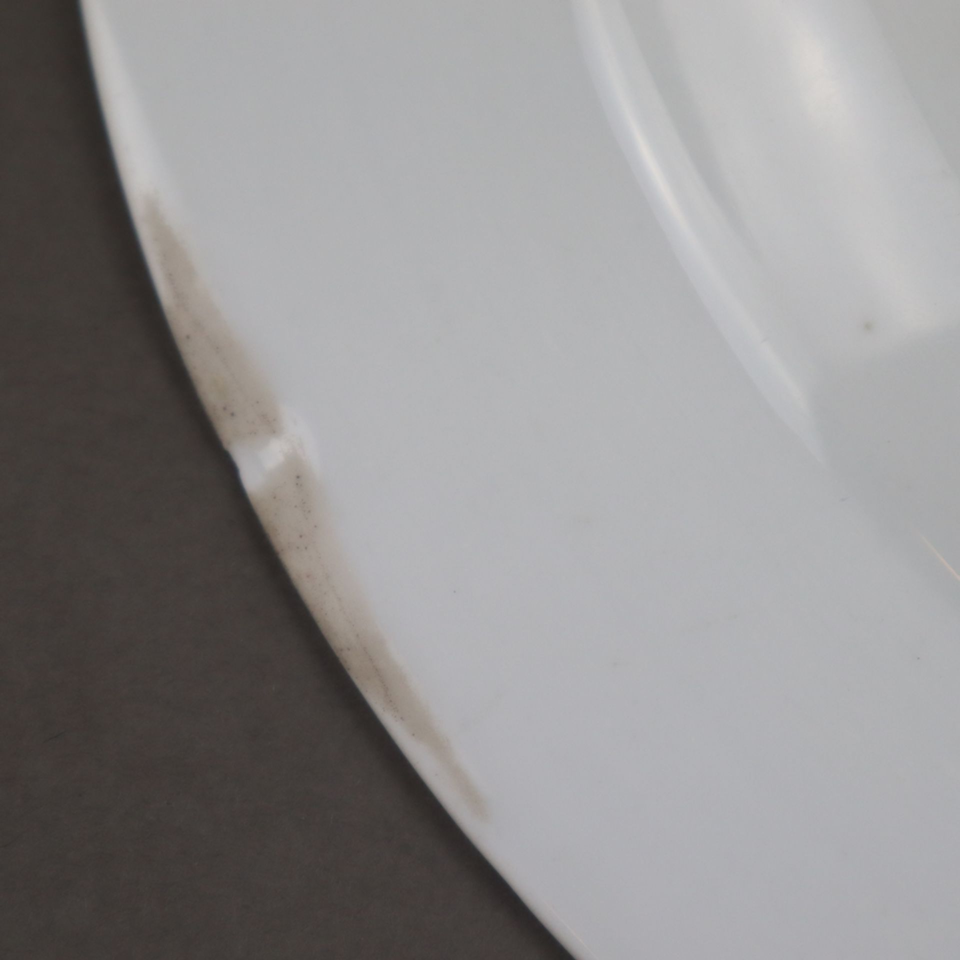 Ein Paar Teller - Meissen, Porzellan, runde Form mit glattem Rand, schwerer Porzellanscherben, poly - Bild 8 aus 8