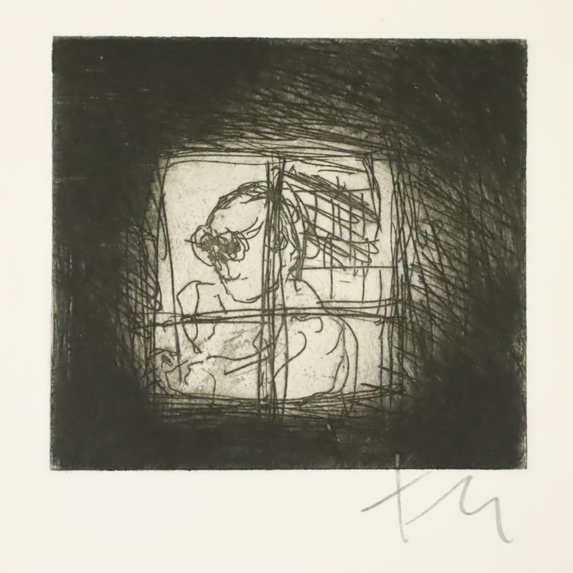 Fußmann, Klaus (*1938 Velbert) - Drei Radierungen auf Papier, alle handsigniert, Plattenmaße ca.8,8 - Image 2 of 4