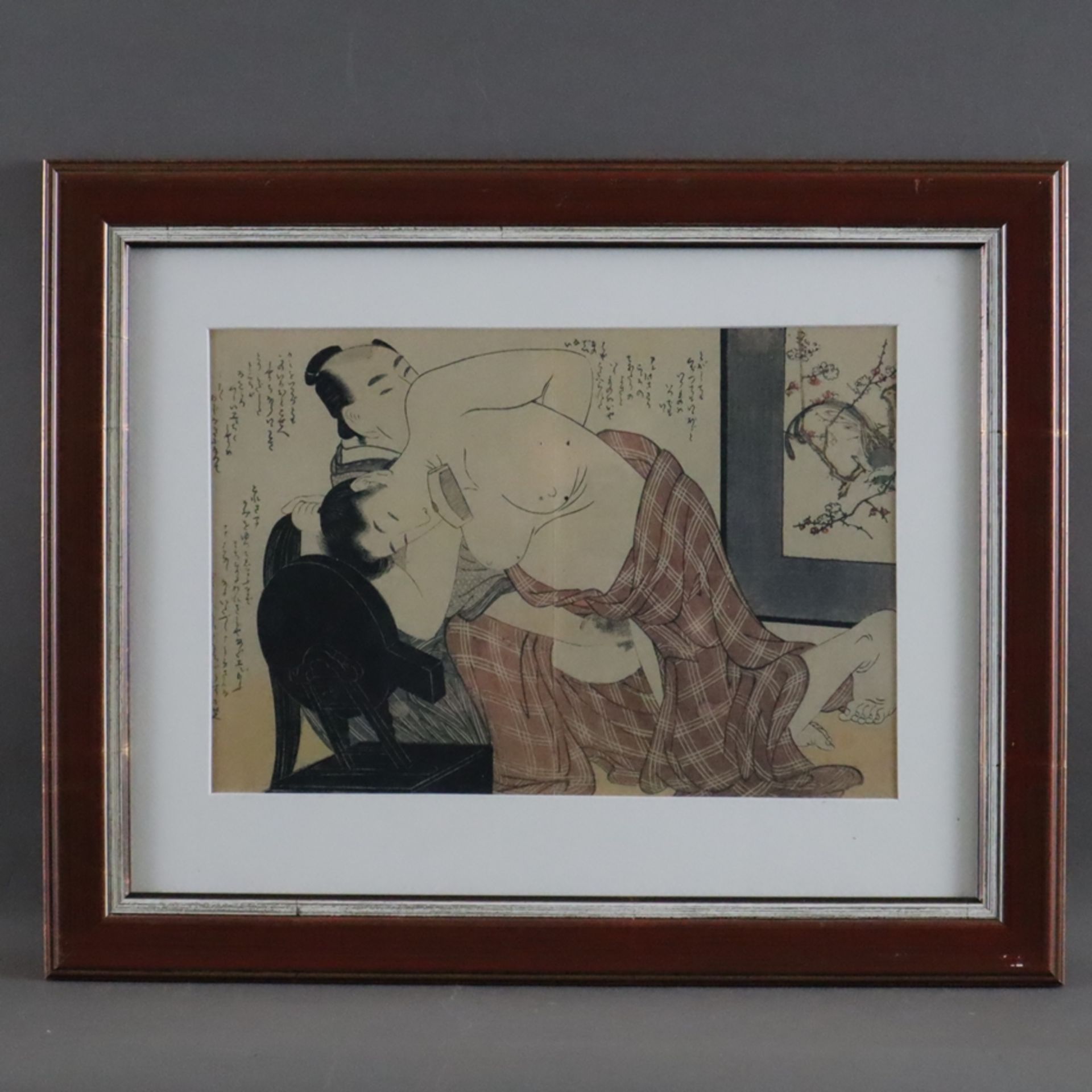 Kitagawa, Utamaro (1753-1806 japanischer Meister des klassischen japanischen Farbholzschnitts) -Bla - Image 2 of 5