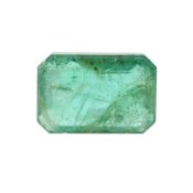 Loser Smaragd - Smaragd-Schliff, grün, 2,71ct., Maße 10.19-7.11x4.00mm, Wertgutachten AIG Mailand, 