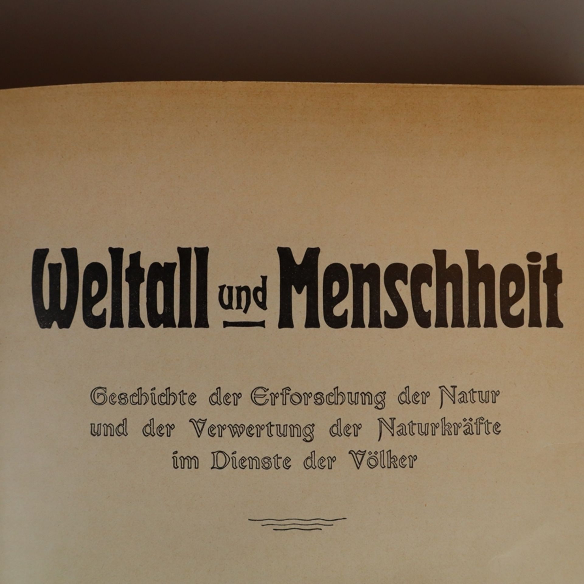Kraemer, Hans (Hrsg.) - Weltall und Menschheit - Geschichte der Erforschung der Natur und der Verwe - Bild 5 aus 11