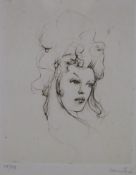 Fini, Leonor (1907 Buenos Aires - 1996 Paris, italienische Künstlerin des Surrealismus) - Frauenpor