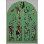 Chagall, Marc (1887 Witebsk - 1985 St. Paul de Vence) - "Glasmalereien für Metz", Farblithographie
