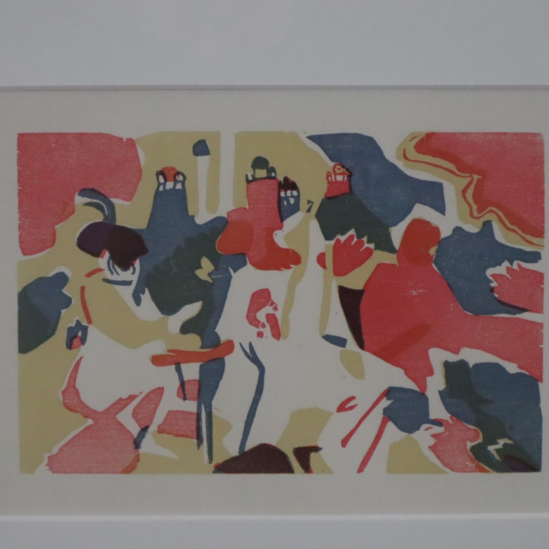 Kandinsky, Wassily (1866 Moskau - 1944 Neuilly-sur-Seine) - Zwei Grafiken, 1x "Orientalisches", Far - Image 2 of 6