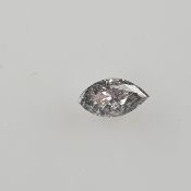 Loser Diamant im Marquiseschliff - Gewicht 1,65 ct., Farbe: G (=TW/feines Weiß), Reinheit: PI2, Maß