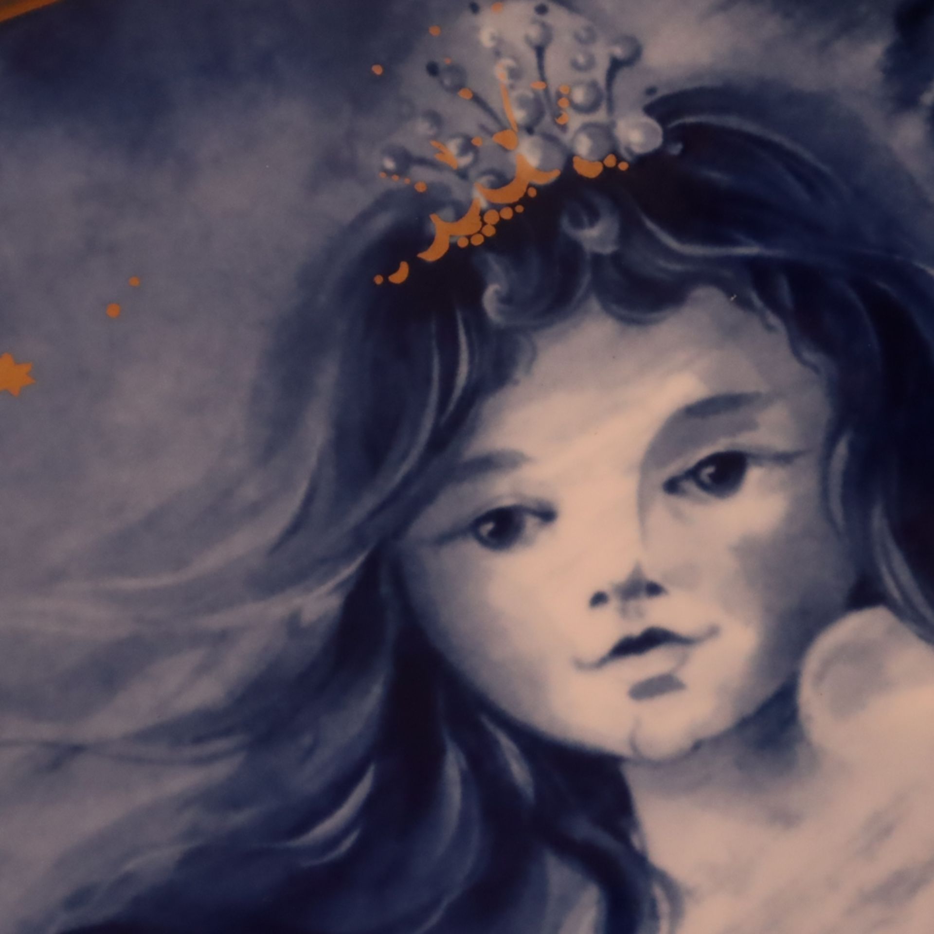 Märchenteller - Meissen, 20. Jh., Porzellan, unterglasurblauer Dekor mit Goldakzenten "Kleine Seeju - Bild 4 aus 6