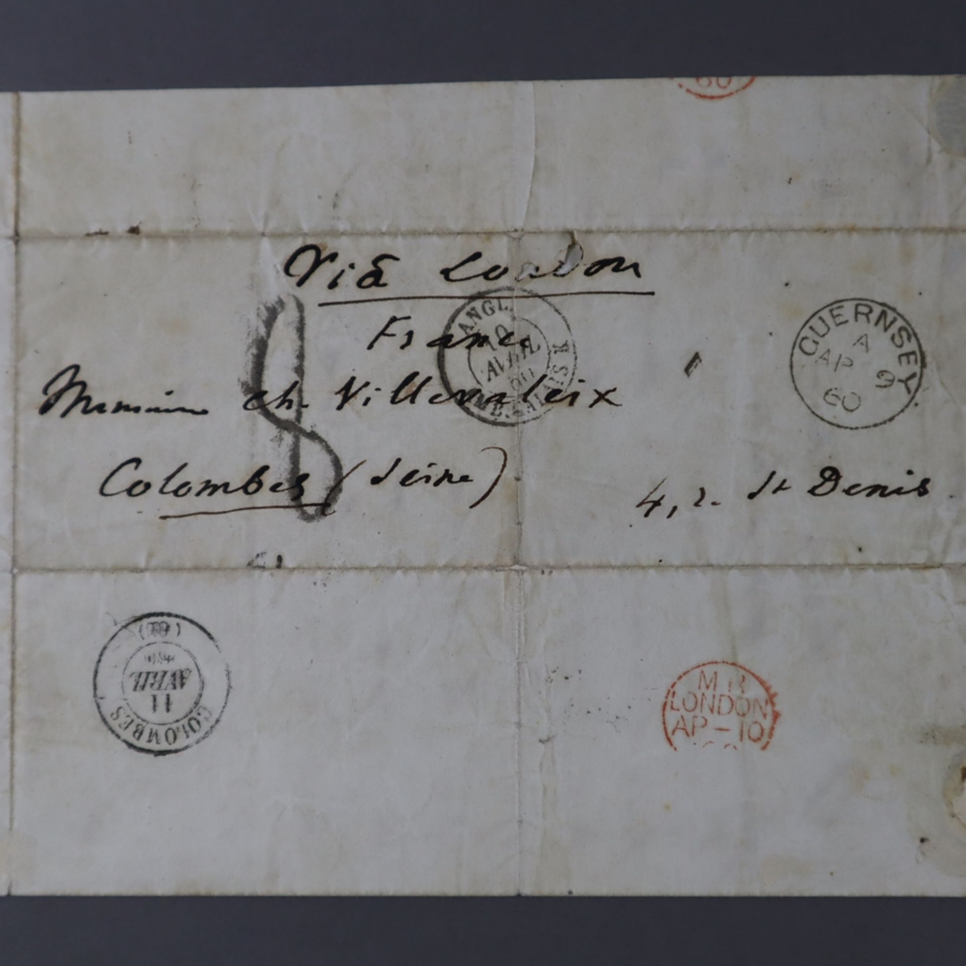 Hugo, Victor (1802-1885) - Eigenhändig geschriebener Brief mit Unterschrift aus der Zeit des Exils - Bild 6 aus 6