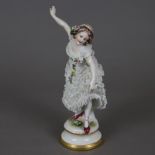 Porzellanfigur der Tänzerin "Fanny Elßler" - Aelteste Volkstedt, Thüringen, Entwurf: Hugo Meisel (1