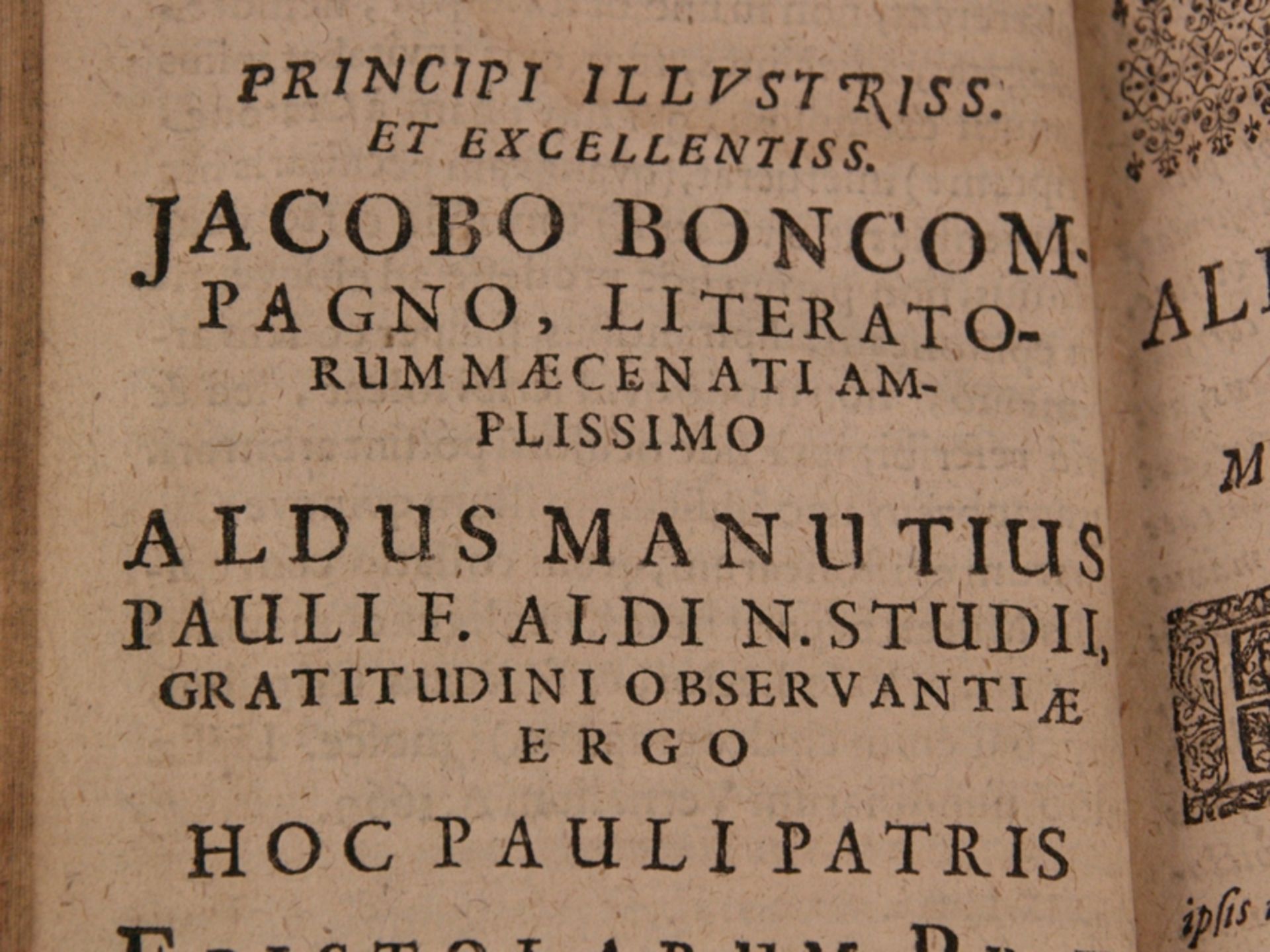 Manutius, Paulus - Paulli Manutii Epistolarum libri XII: Eiusdem Quae Praefationes, Cum Summariis a - Bild 7 aus 9