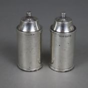 Salz- und Pfefferstreuer - Sterling Silber, London, England, Herstellerpunze "D. S&S", Jahreszeiche