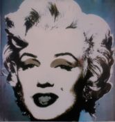 Warhol, Andy (1928-1987) - "Marilyn", Farboffsetdruck, Multiple, im Passepartout unter Glas gerahmt