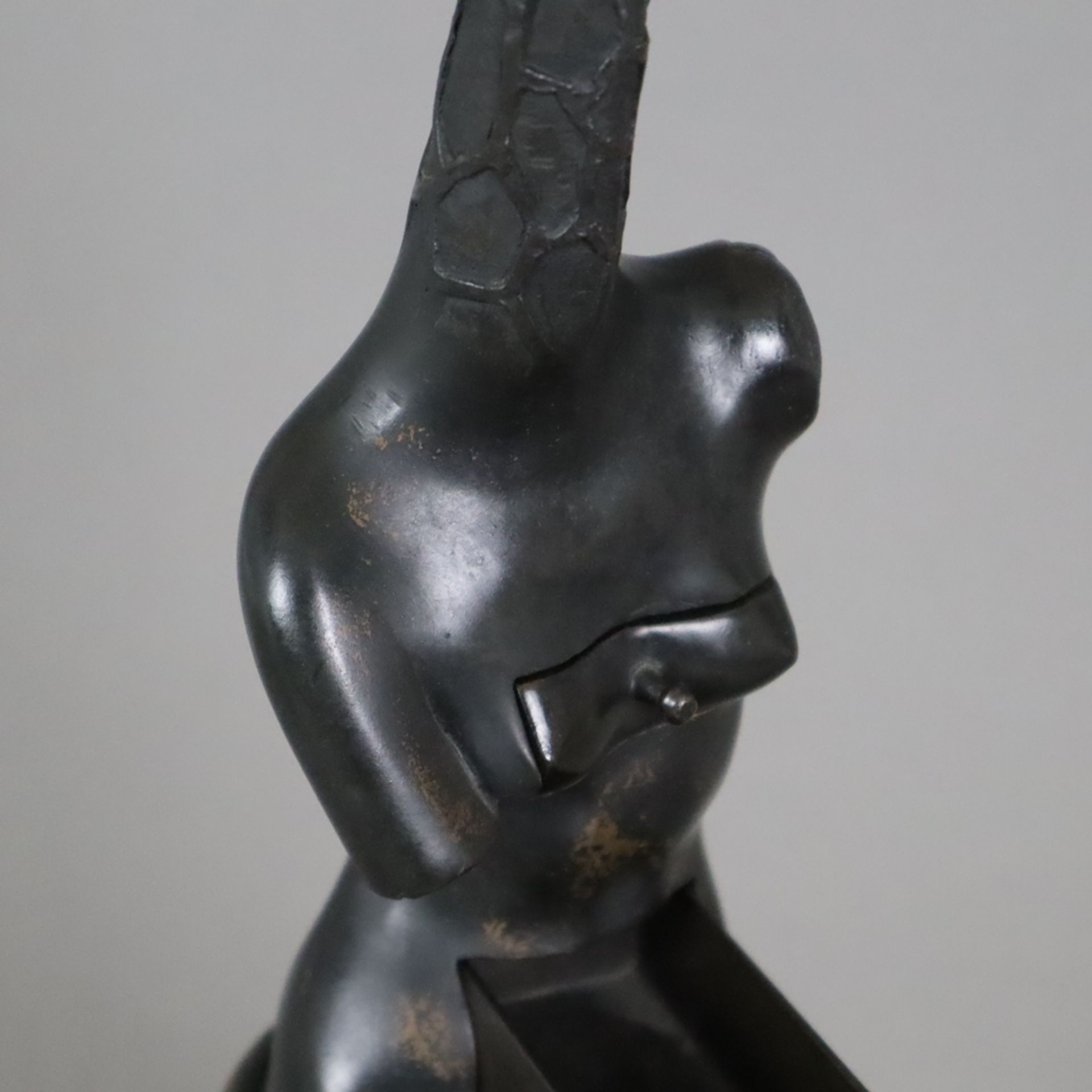 Dali, Salvador (1904 Figueras -1989 ebenda) - "Venus a la girafe", Bronze, dunkel patiniert, im Gus - Bild 6 aus 15