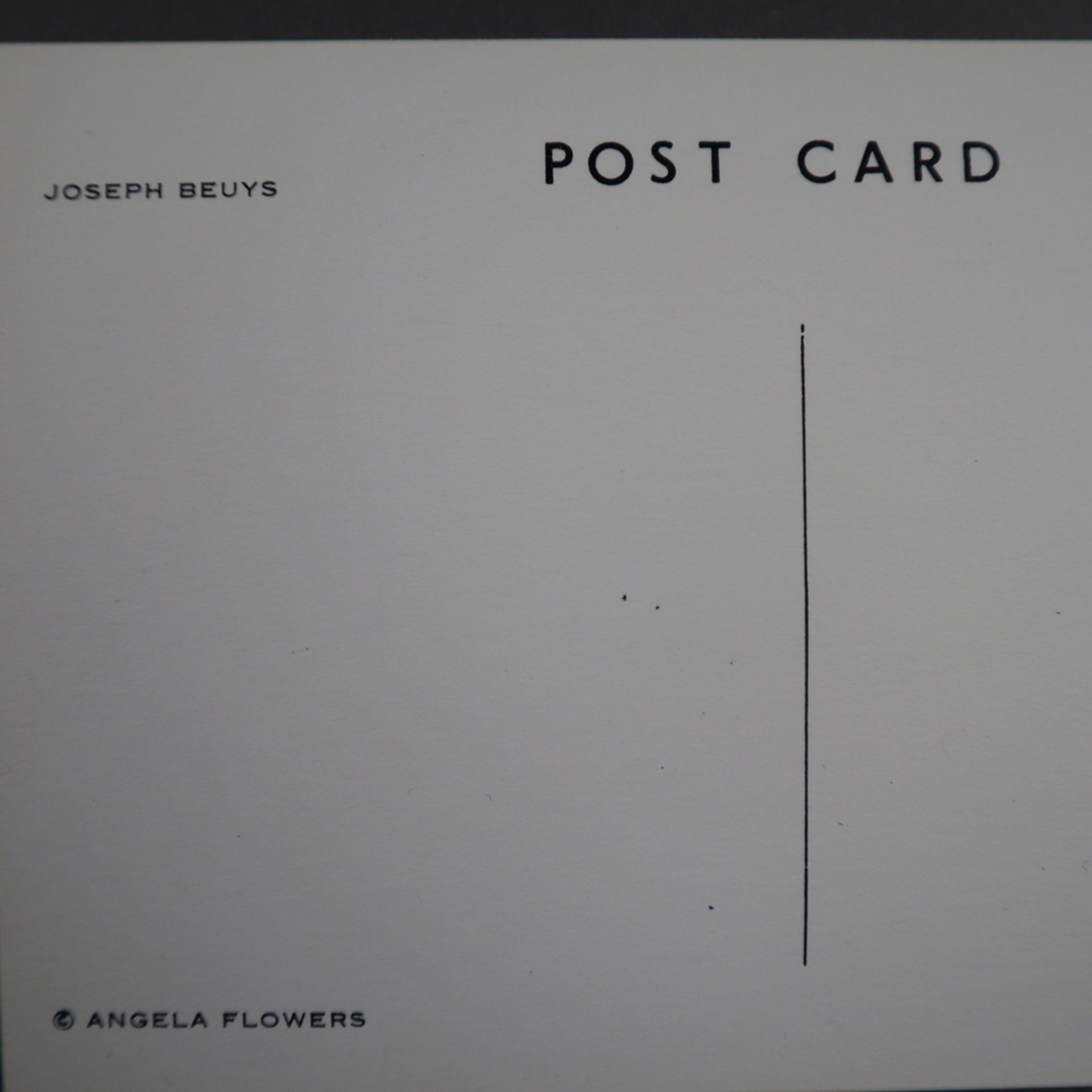 Beuys, Joseph (1921 Krefeld - 1986 Düsseldorf) - Drei Postkarten, "Joseph Beuys auf dem Flug nach A - Bild 3 aus 7