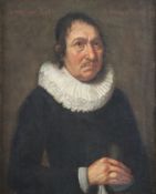 Niederländischer Portraitist des 17.Jhs -- Ausdrucksstarkes Bildnis eines niederländischen Geistlic