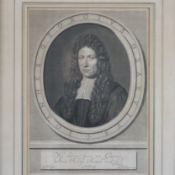 Valck, Gerard (1652-1726, nach) - "Ioannes Georgius Graevius", Kupferstich-Portrait des deutschen k