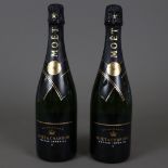 Champagner-Konvolut - 2 Flaschen, Moët & Chandon, Nectar Impérial, je 0,75 Liter