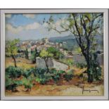 Beaujean, Claude (1921-1997) - "Paysage vers Montmeyan (Var)", Öl auf Leinwand, unten rechts signie