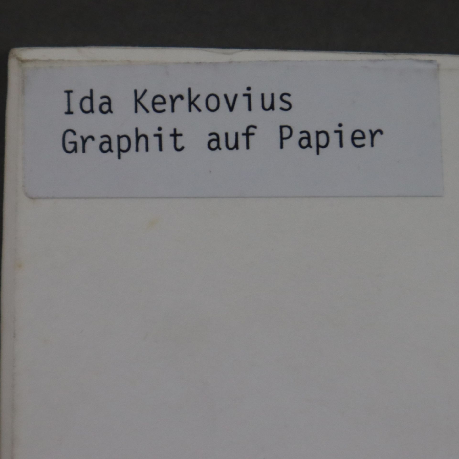 Kerkovius, Ida (1879 Riga - 1970 Stuttgart) - "Ohne Titel", abstrakte Figurenkomposition, Graphit a - Image 4 of 4