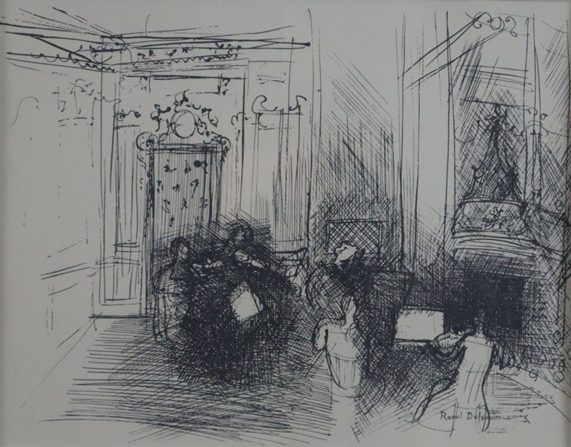 Dufy, Raoul (1877 Le Havre - Forcalquier 1953) - Ohne Titel, Lithografie aus der Folge "Lettre à mo