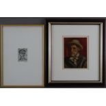 Zwei Grafiken - 1x Renoir, Pierre-August (1841 Limoges - 1919 Cagnes bei Nizza, nach) - "Selbstport