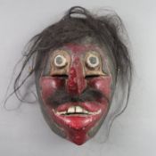 Klana Bapang-Maske - Indonesien / Java, nach 1900, Holz, geschnitzt und farbig gefasst, aufgewölbte