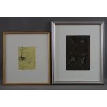 Zwei Grafiken Degas/Matisse - 1x "Etude de Quatre Jockeys de dos", Heliogravure nach einem Entwurf