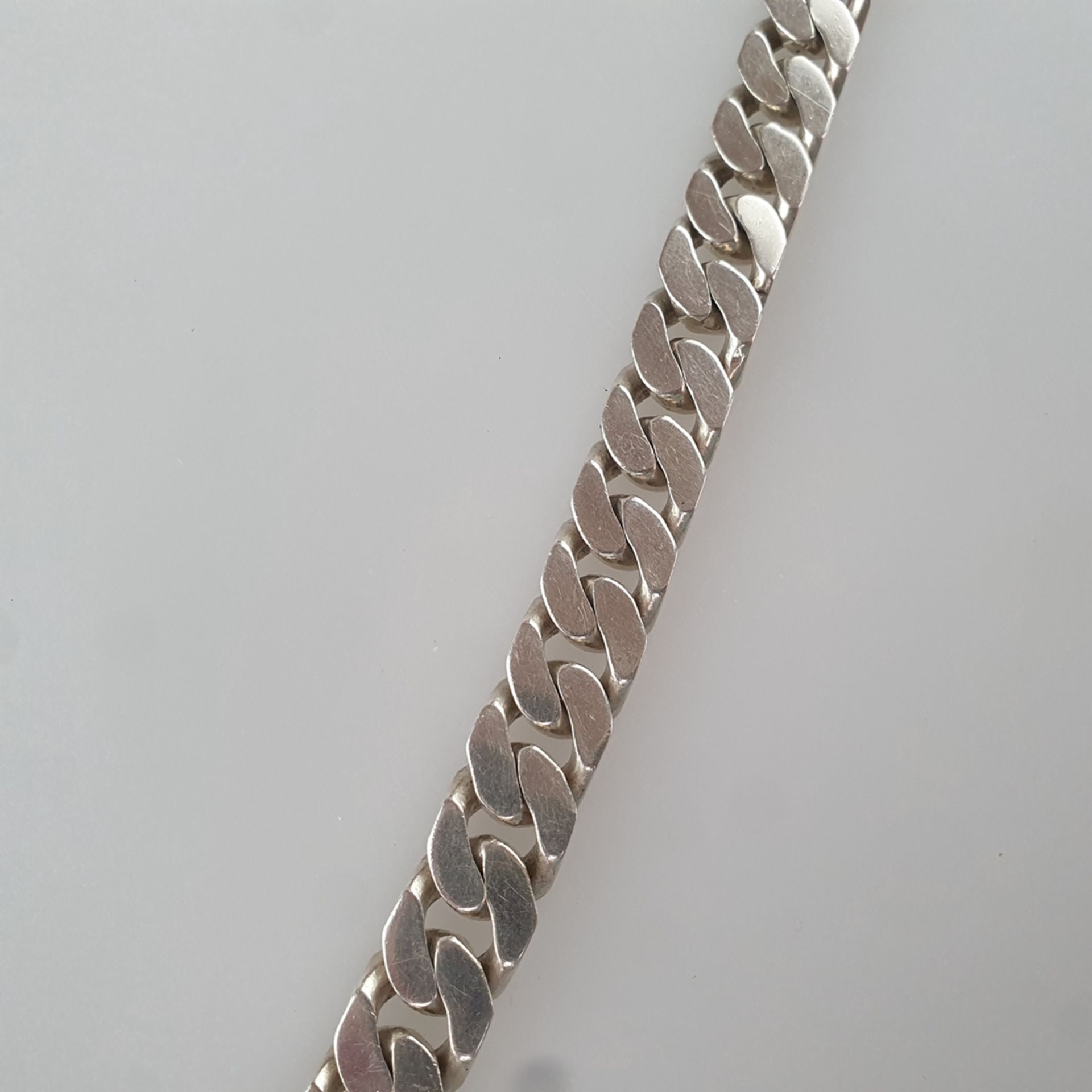 Hermès-Armband - "Cuban Buckle", Silber 800/000, Verschluss mit „Hermès“-Marke sowie seitlichem Sil - Bild 3 aus 8