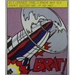 Lichtenstein, Roy (1923 - New York - 1997) - Triptychon "As I Opened Fire" (1964), 3 Farbsiebdrucke