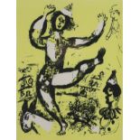 Chagall, Marc (1887 Witebsk - 1985 Saint-Paul-de-Vence) - "Le Cirque", Original-Lithografie auf Vel