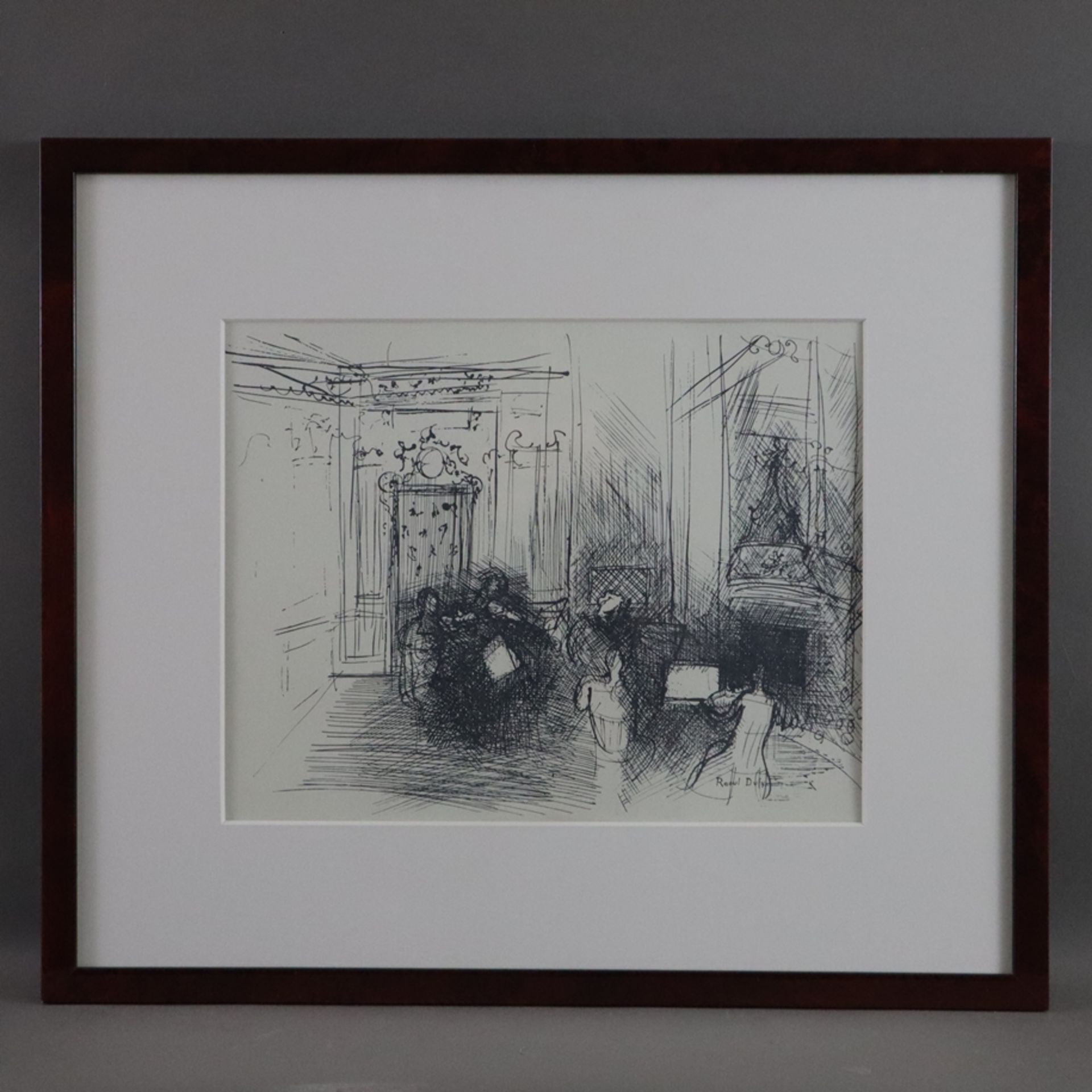 Dufy, Raoul (1877 Le Havre - Forcalquier 1953) - Ohne Titel, Lithografie aus der Folge "Lettre à mo - Bild 2 aus 5