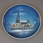 Weihnachtsteller "Weihnachten in Ulm" - Rosenthal, Deutschland, Porzellan, handbemalt, Entwurf von 