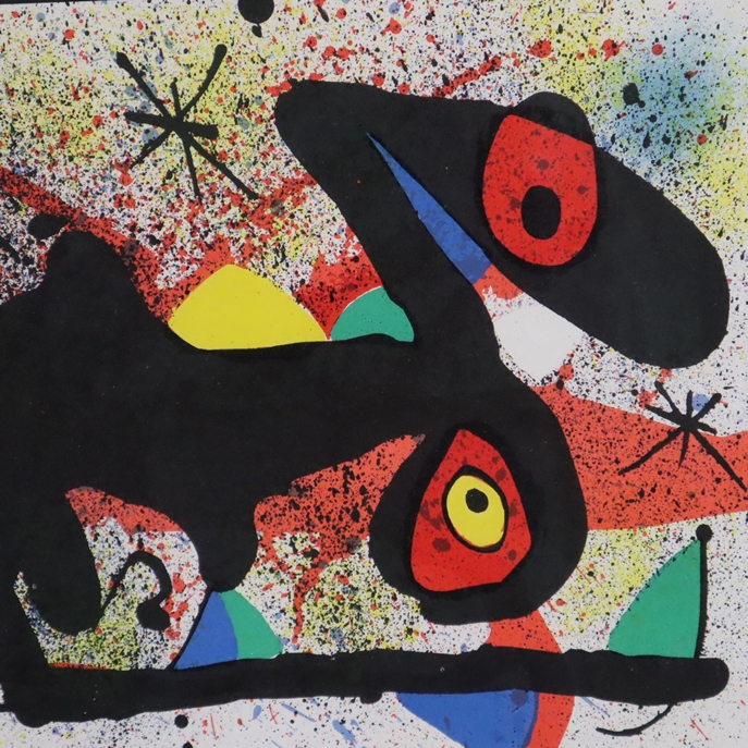 Miró, Joan (1893 Barcelona -1983 Mallorca) - "Ceramiques", Farblithografie auf Bütten, 1973, unsign - Bild 4 aus 5