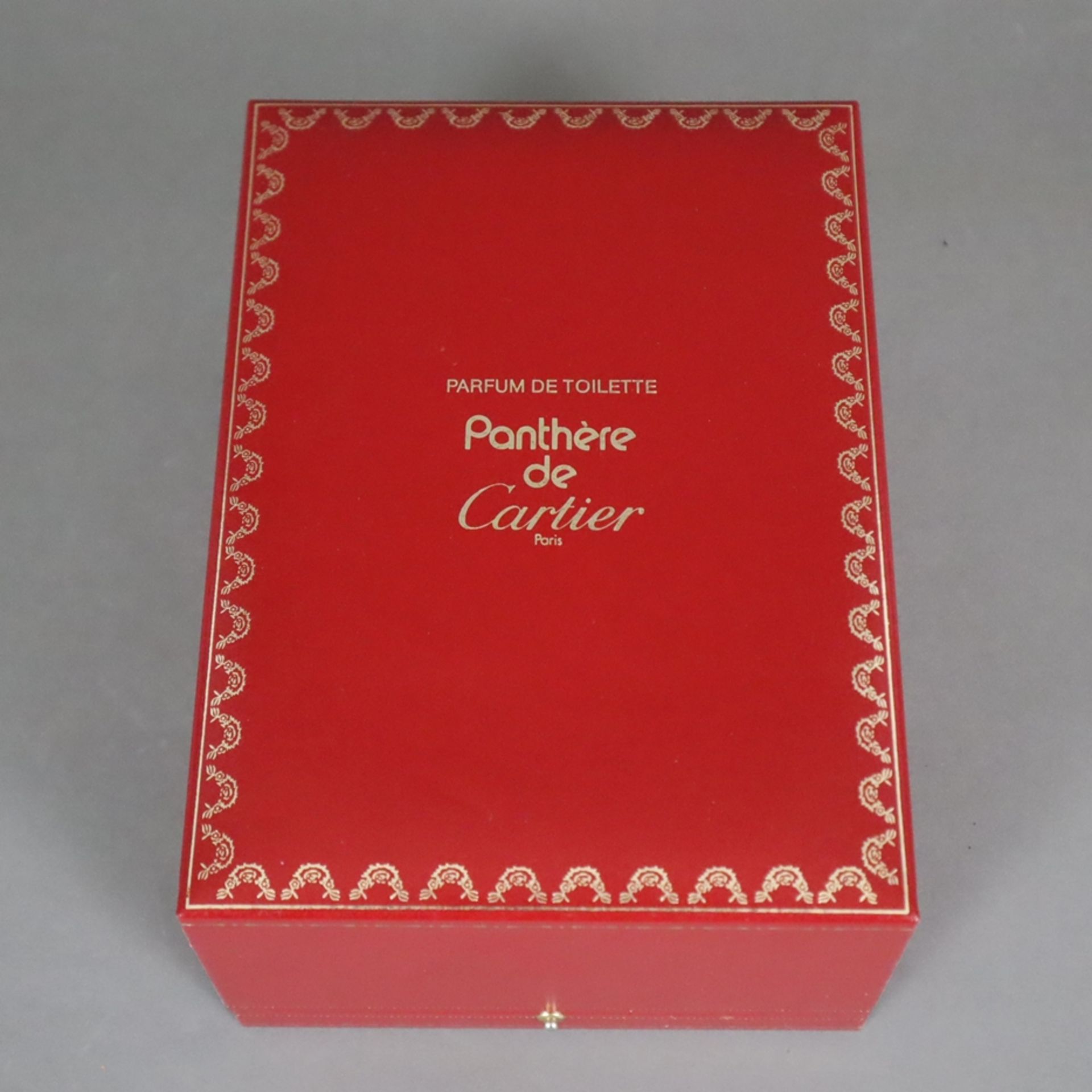 Panthère De Cartier Parfum De Toilette - Paris, 200 ml / 6.6. fl.oz, Mattglasflakon mit Pantherfigu - Bild 9 aus 9