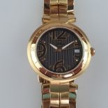 Armbanduhr CIMIER - Schweiz, Quarz-Uhrwerk: Ronda 6004.D, Edelstahl/PVD gelb, Saphirglas entspiegel