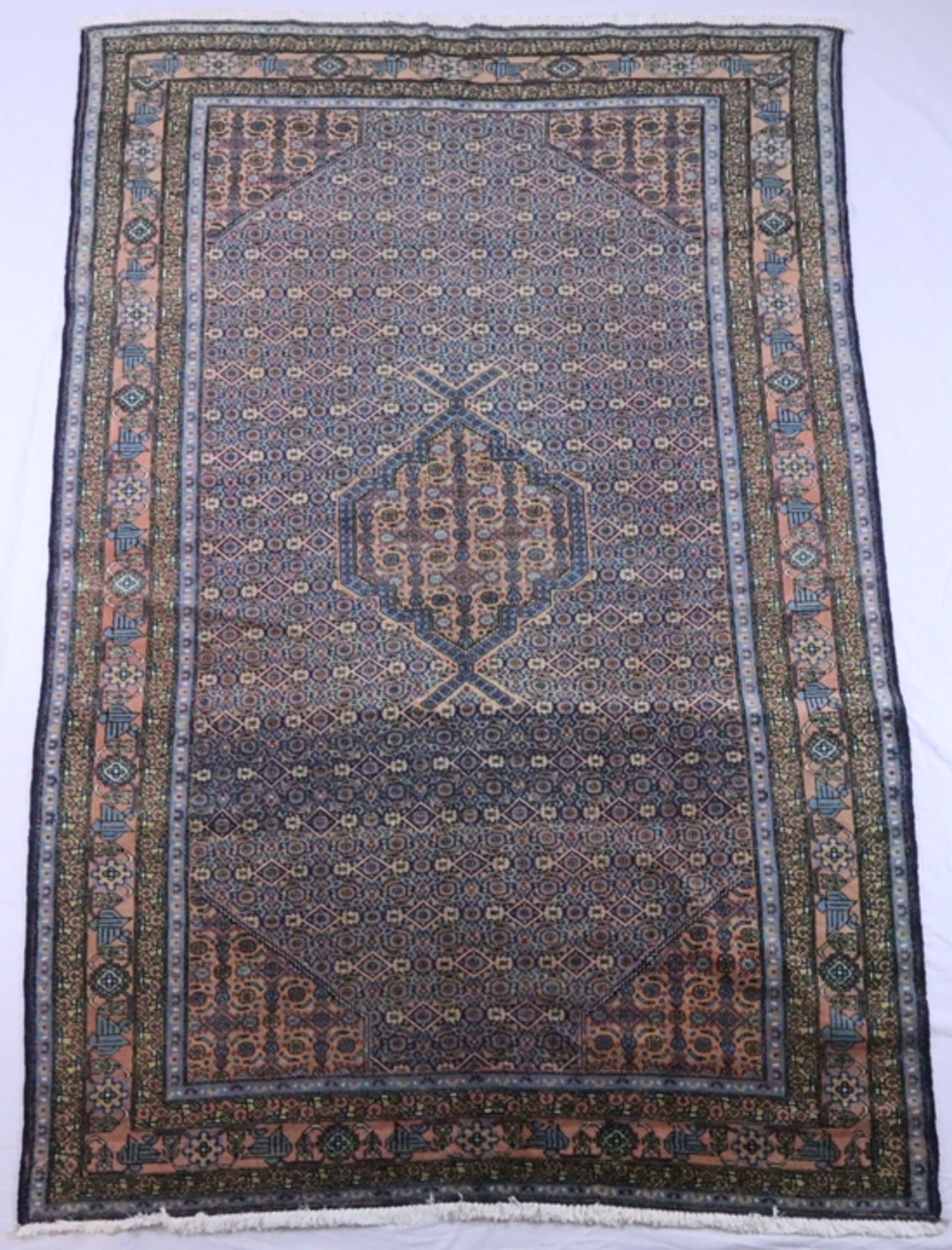 Orientteppich - Ardebil, Iran, um 1970, Wolle, handgeknüpft, ca.300.000 Knoten/qm, Senneh-Knoten, d