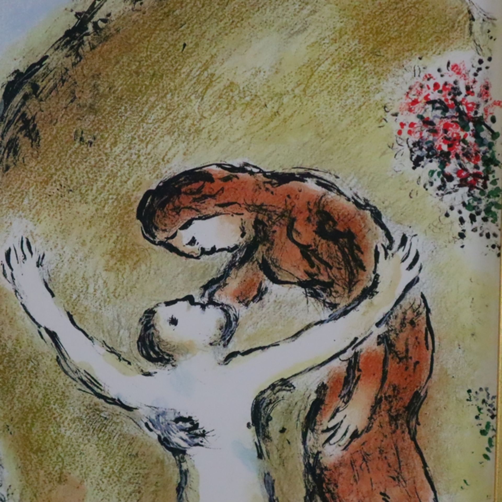 Chagall, Marc (1887-1985) - „L’âme d’Elpenor / Die Seele Elpenors “, Farblithografie aus Homère, L' - Bild 6 aus 6