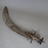Tegha-Schwert - Mogul-Indien, 18./19. Jh., Eisen und vergoldete/tauschierte Bronze, breite und schw