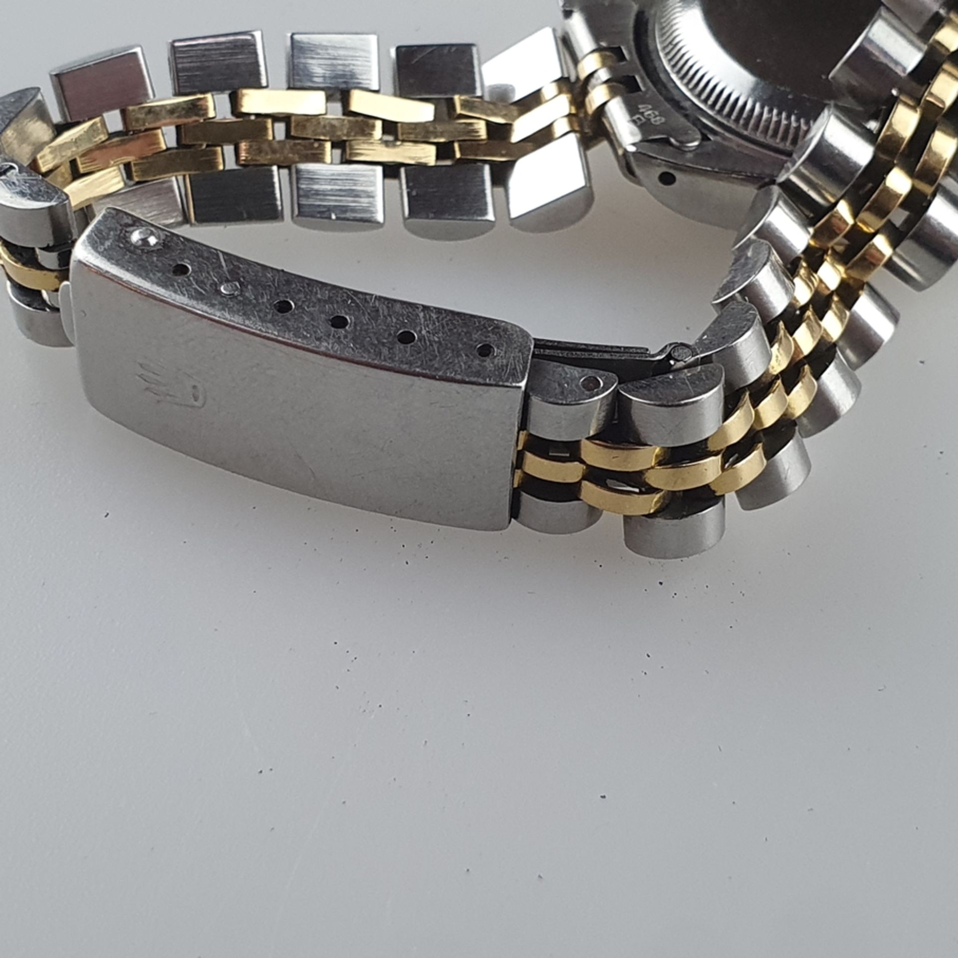 Damenarmbanduhr - Rolex Oyster Perpetual Datejust, Referenznummer 69173, Gehäuse in Edelstahl & Gol - Bild 4 aus 11