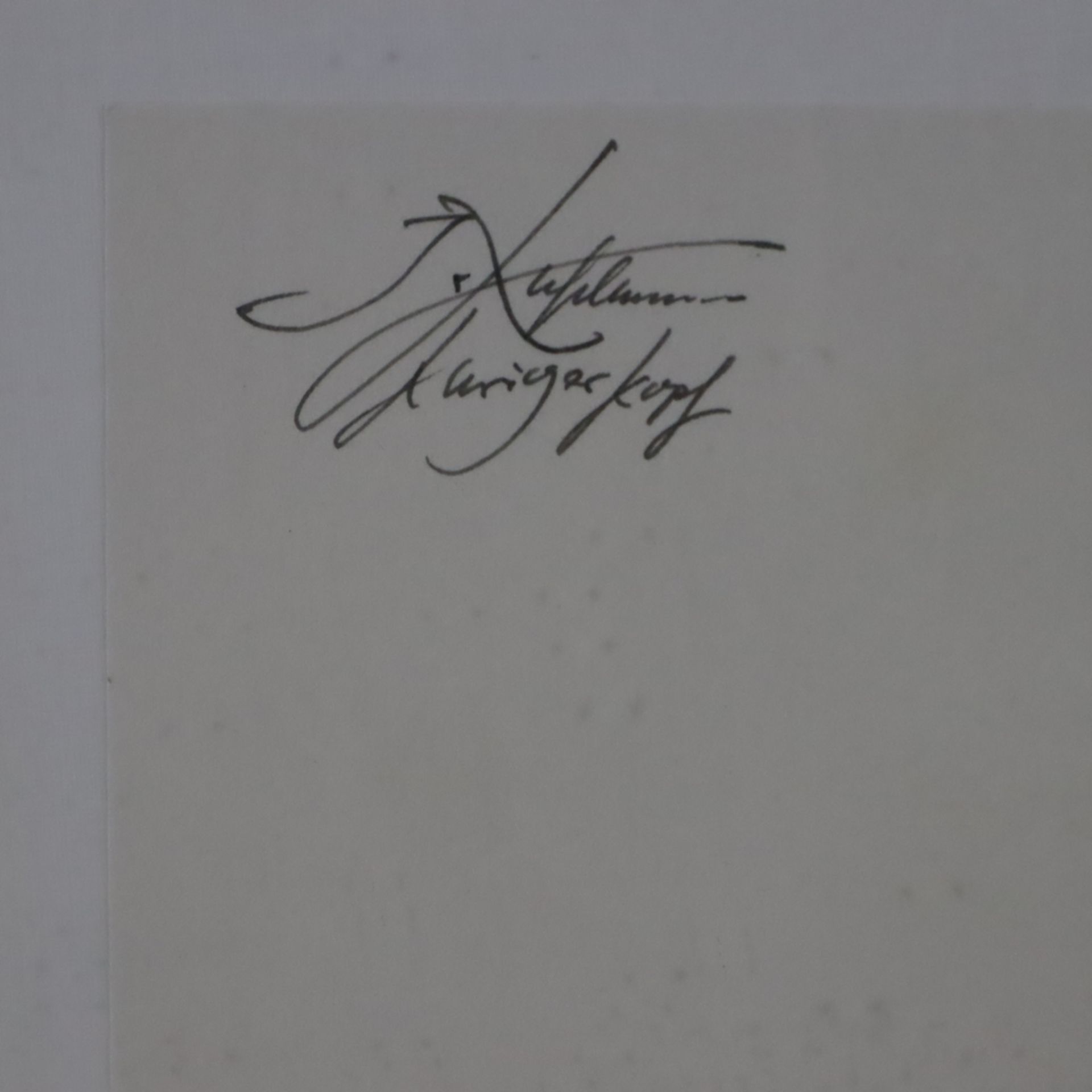 Kuhlmann, Joachim (*1943) - "Kurioser Kopf", 1995, Feder/Tusche auf Papier, oben links signiert und - Bild 3 aus 4