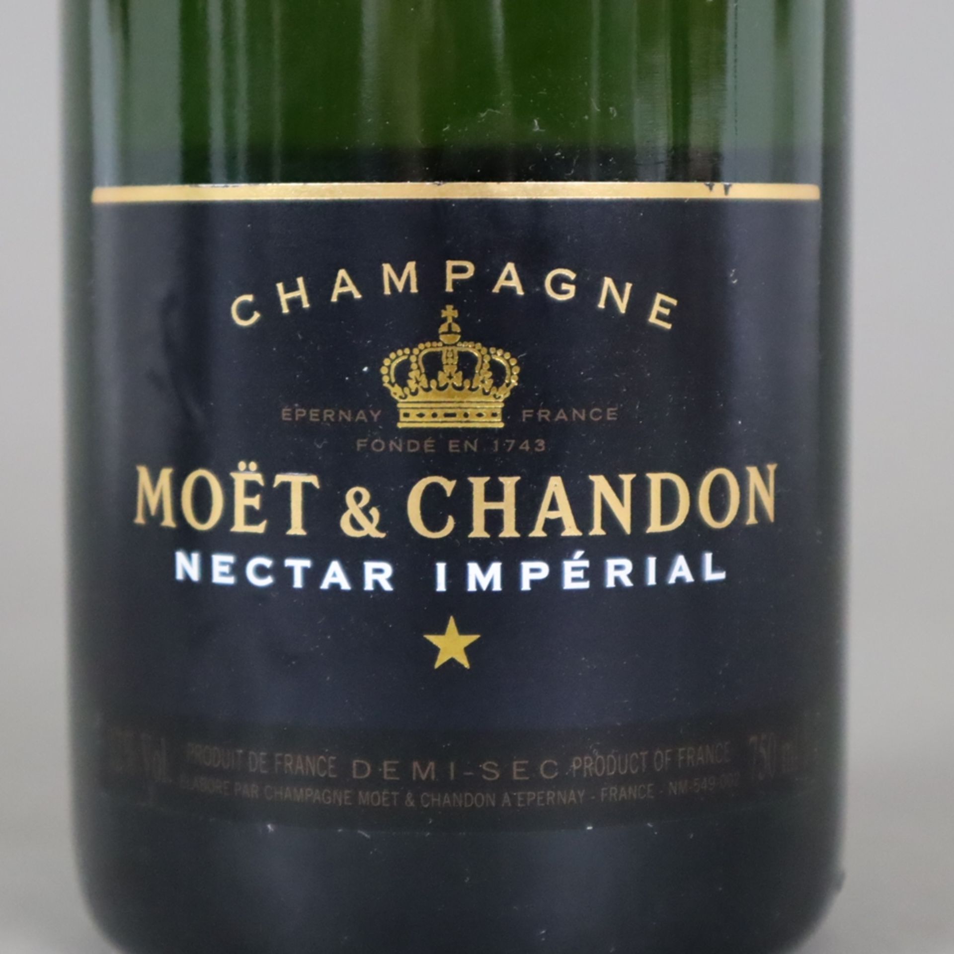 Champagner-Konvolut - 2 Flaschen, Moët & Chandon, Nectar Impérial, je 0,75 Liter - Image 3 of 4