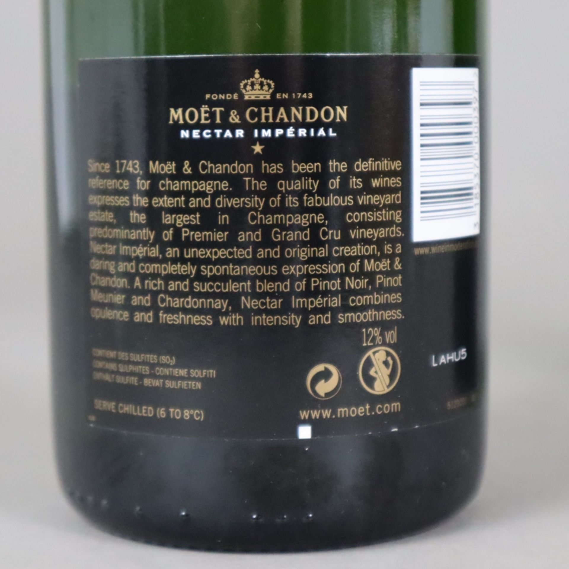Champagner-Konvolut - 2 Flaschen, Moët & Chandon, Nectar Impérial, je 0,75 Liter - Image 4 of 4