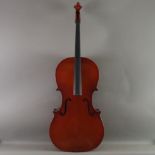Cello - 4/4 Größe, Shimro, Korea, 2001, auf Faksimile-Zettel bezeichnet "Stradivari Copy / Shimro/