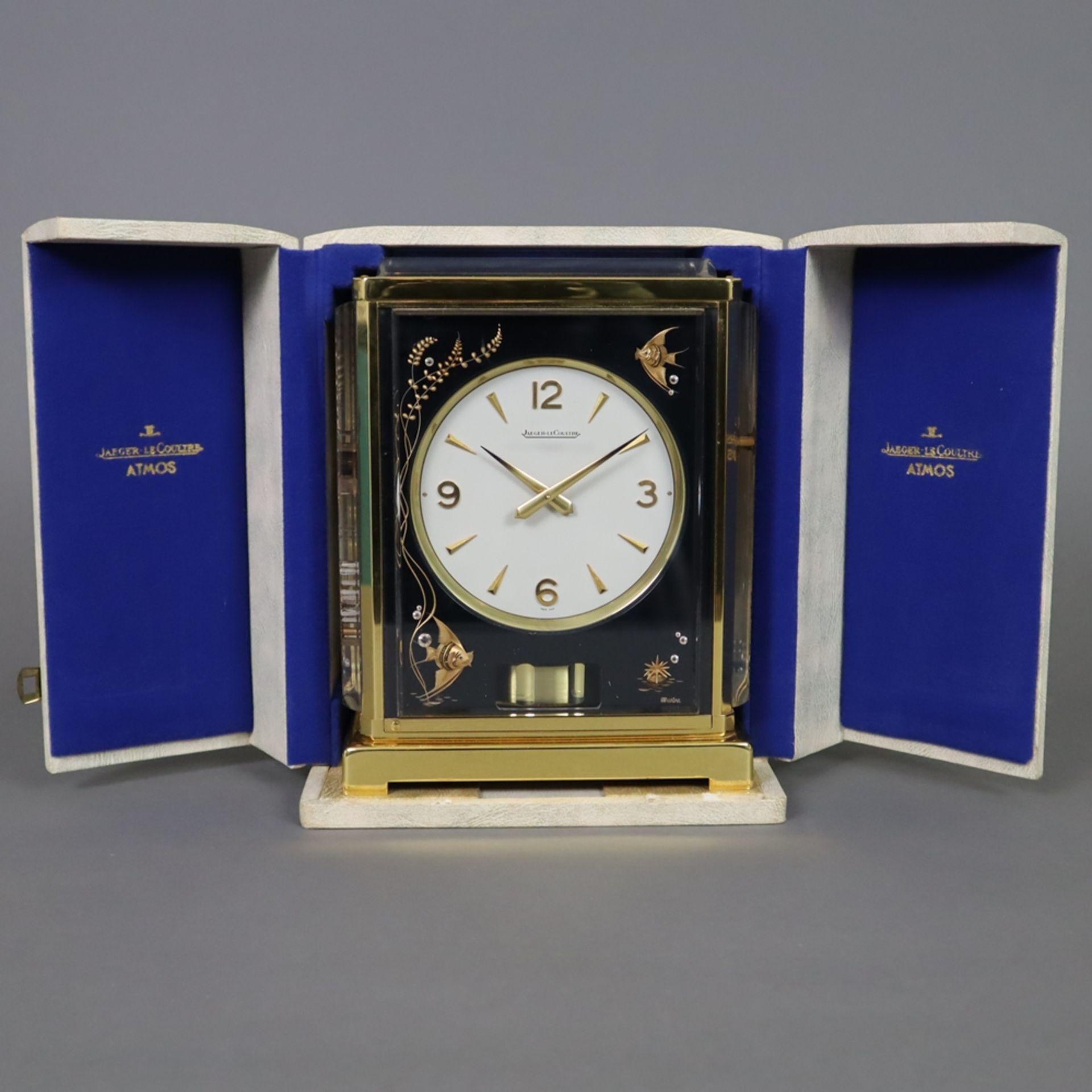 ATMOS-Tischuhr „Marina“ von Jaeger LeCoultre - sog. Pendule Perpetuelle/ automatischer Aufzug durch - Bild 13 aus 17