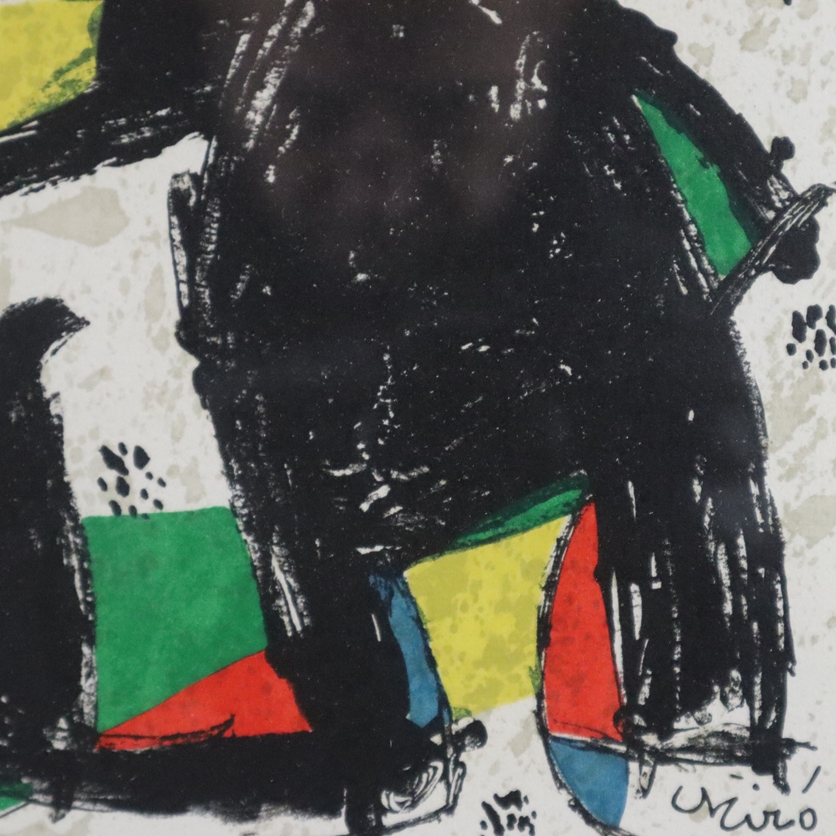 Miró, Joan (1893 Barcelona -1983 Mallorca) - "Poligrafa XV Anos", Farblithografie, 1979, in der Pla - Bild 4 aus 4