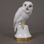 Tierfigur "Schneeeule" - Porzellanmanufaktur Lorenz Hutschenreuther A.G. Selb, um 1920/30, Entwurf: